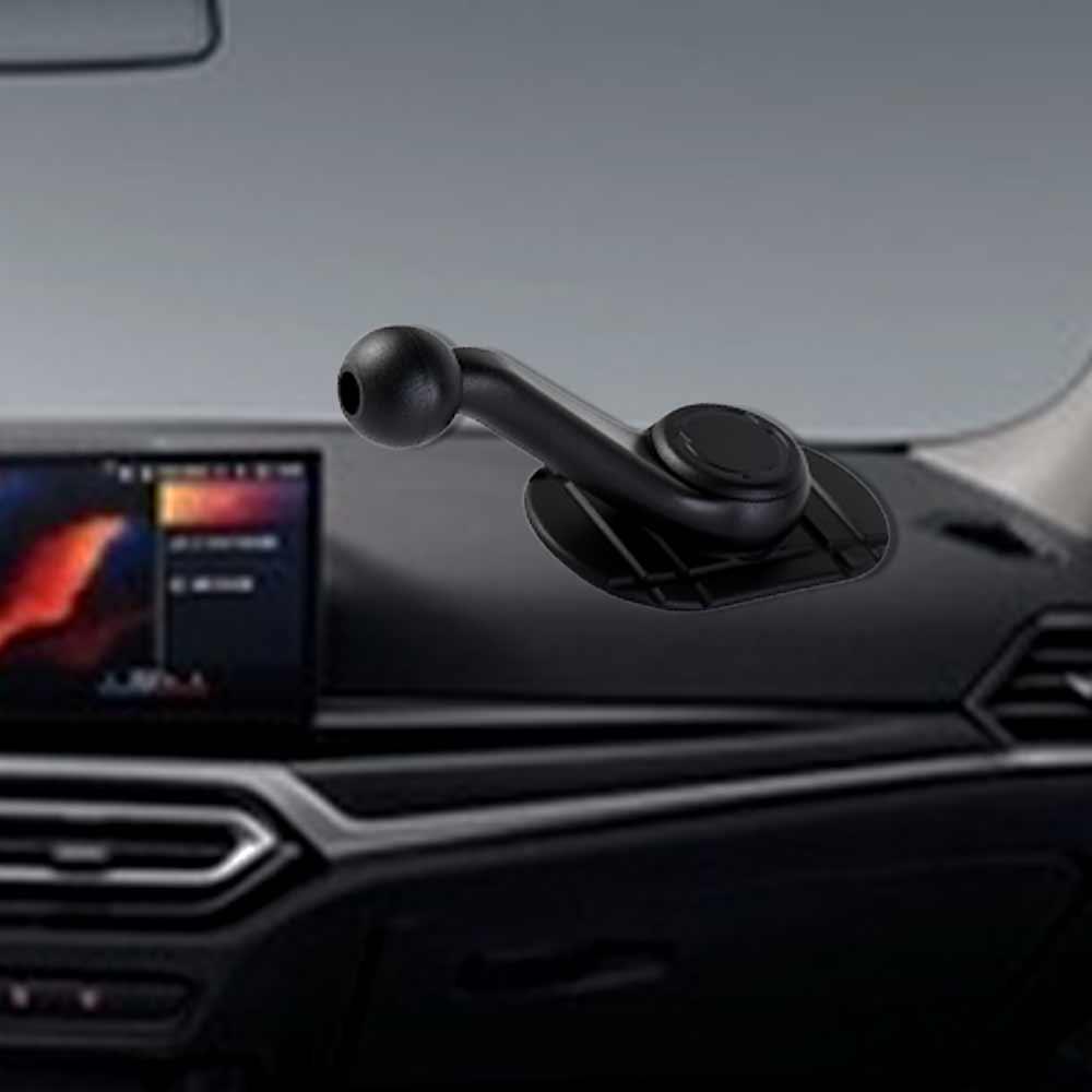 Car Cellphone Holder 17mm Ball Head Car Dashboard Phone Holder Nano Sticker Base Bendable Soft Base Durable Phone Accessories