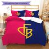 Basel Bedding Quilt Set Quilt Cover Pillowcase Home Decoration Birthday Gift (1 * Duvet Cover + 2 * Pillowcase, Without Core)