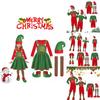 Adorable Christmas Elf Costume For Kids And Adults Soft Fabric Cosplay Outfit