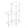 3 Layer Acrylic Table for Organizing Cosmetics and Figures In Office