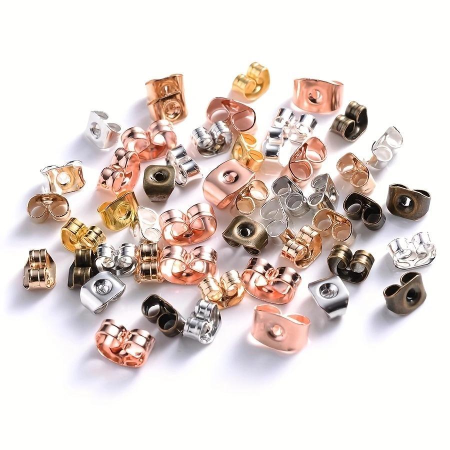 

25 шт./лот Пуссеты для серег Сплав Заглушки Стопоры Завитки Штифты для серег Бабочки Для изготовления ювелирных изделий Сделай сам Заблокированные Заглушки Заглушки для серег Стопоры Уши multicolour