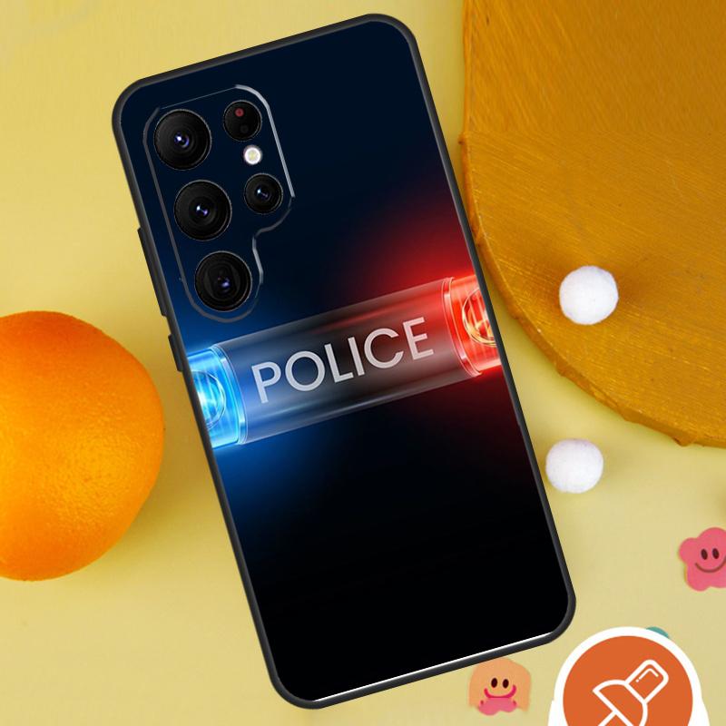 Police SWAT FBI Case For Samsung Galaxy S23 Ultra S21 S22 Plus S20 FE S8 S9 S10 Note 10 Plus Note 20 Ultra
