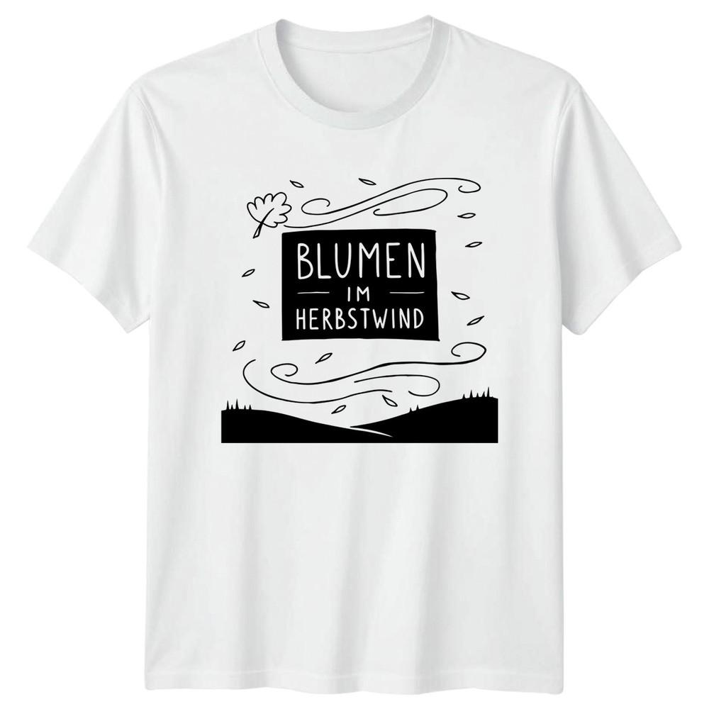BluUnisex Im Herbstwind TShirt Autumn Gardening Nature Gift For Him And Her S