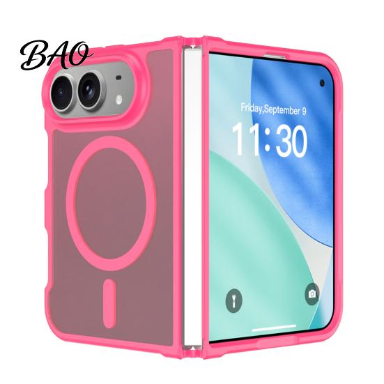 Protective Accessory for 2026 Phones Magnetic Matte Phone Case iPhone New, Full Hinge Anti Oxidation Material Cover Protection, Not Yellowing