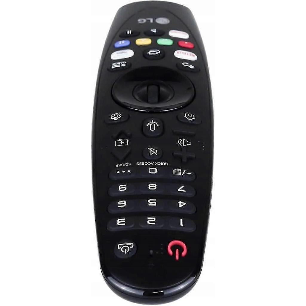 For LG AKB75855501 Smart TV Black Remote Control Replacement with Home Entertainment System Compatibility Less