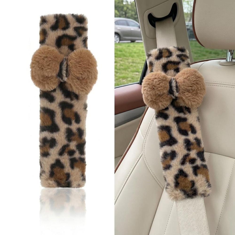 Soft Fluffy Car Seat Belt Shoulder Pads Durable Car Seat Belt Cover Seat Belt Accessories