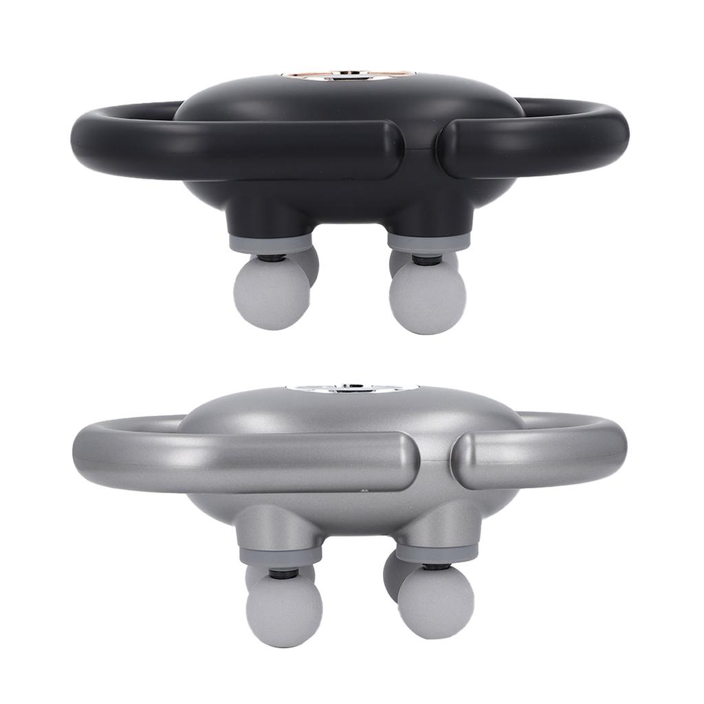 Handheld Deep Tissue Massager 4 Head 6 Modes 20 Levels Muscle Relaxation Electric Percussion Body Ma