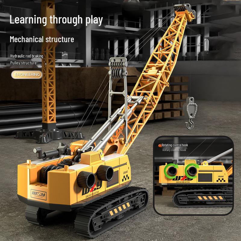 Alloy Excavator Toy Set: 6 Engineering Cars for Boys Ages 3+, Perfect Children's Day or Birthday Gift