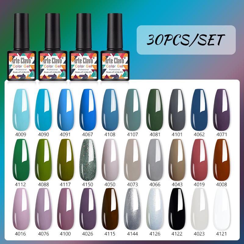 

Arte Clavo 8 мл УФ-гель-лак для ногтей для профессионального маникюрного салона, художественные гели, полуперманентный высококачественный отмачиваемый лак для ногтей