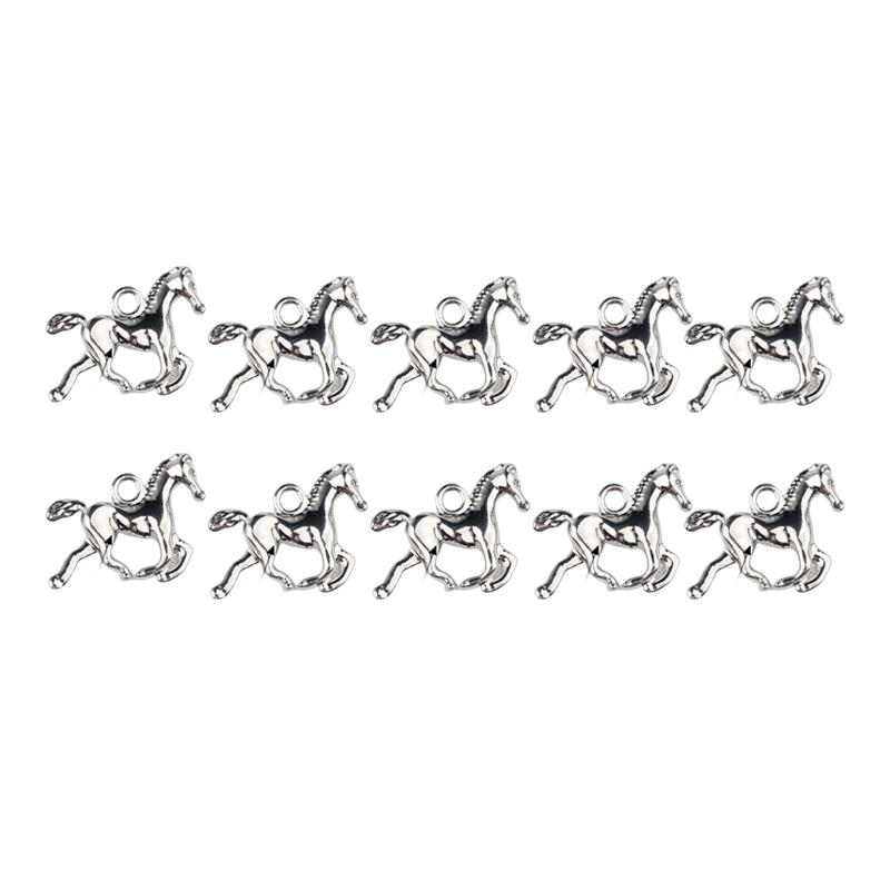 Vintage Horse Necklaces Long Chains Animals Pendant Necklace For Men Women Hip Hop Punk Horse Necklace