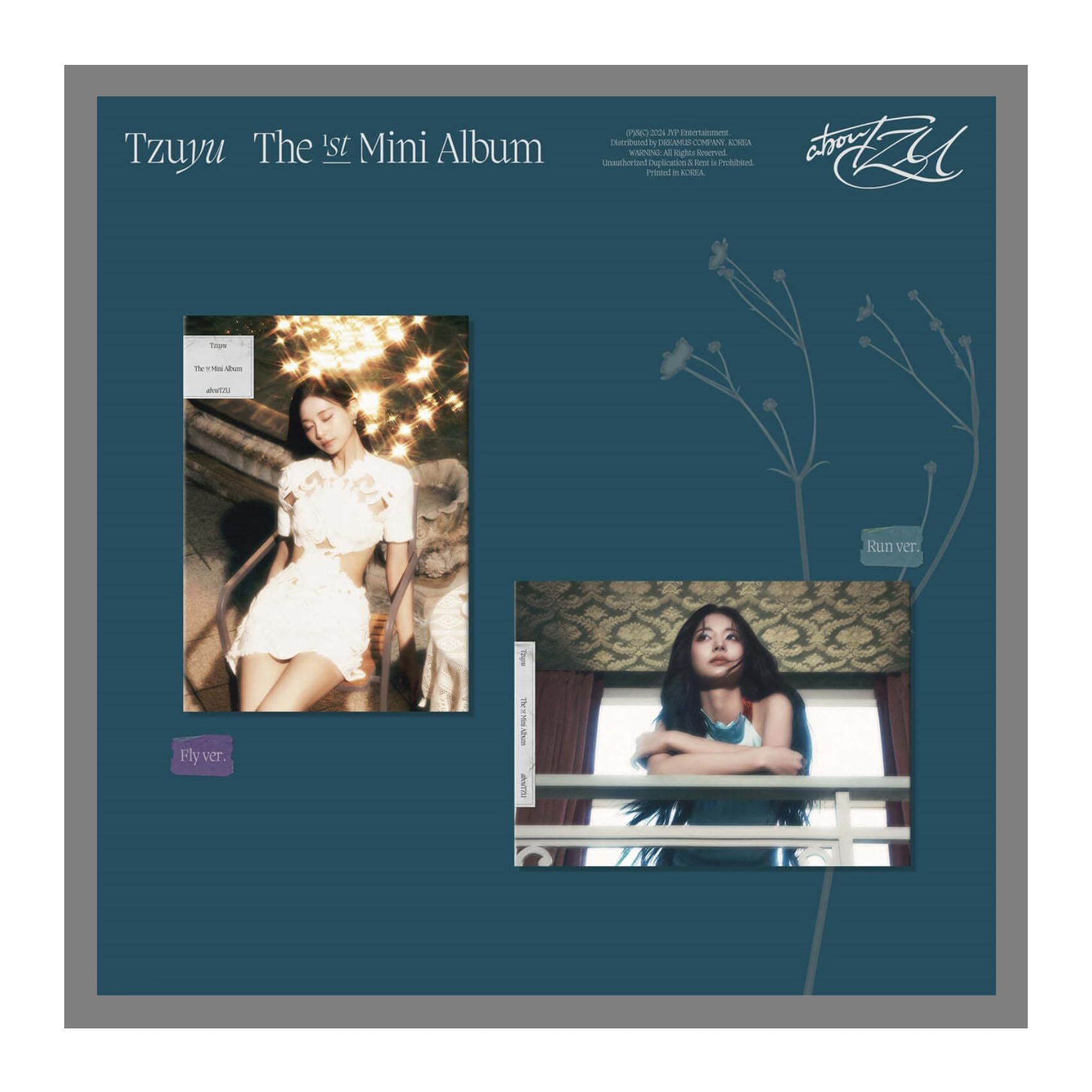 

TWICE Tzuyu abouTZU 1st Mini Album with Tracking Tsuyu (Standard Fly Version)