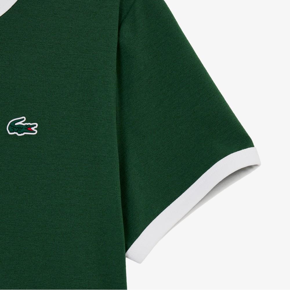 [Lacoste] Women's Cooling Print Short-Sleeve T-Shirt TF678E-56G132