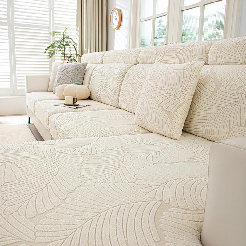 Jacquard Fabric Sofa Chair Cushion Cover Elastic Couch Elastic Cover Couch Elastic Cover Couch Elastic Cover Soft Flexibility With Flexible Bottom