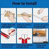 Invisible Wire Hider Cable Sleeve Easy Installation for Floor Cord Protections with Flexible Length Adjustable