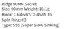 ZipBaits Rigge 90 MN Secret Super Slow Sinking Lure 205 (3049)