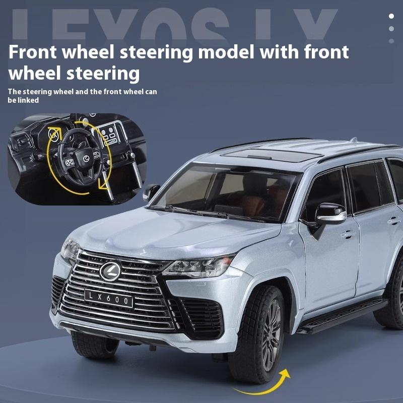 1:24 Lexus LX600 Off Road SUV Alloy Diecast Model Car Miniauto Children's Toy Series Mother Kids Games Mini GT Holiday Gift Boy