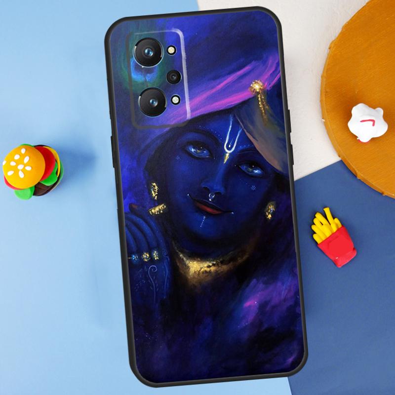 Indian God Lord Krishna For Realme GT7 Pro GT 6T 6 5 C67 C61 C55 C53 C51 C21Y C25S C75 10 11 12 13 14 Pro Plus Case