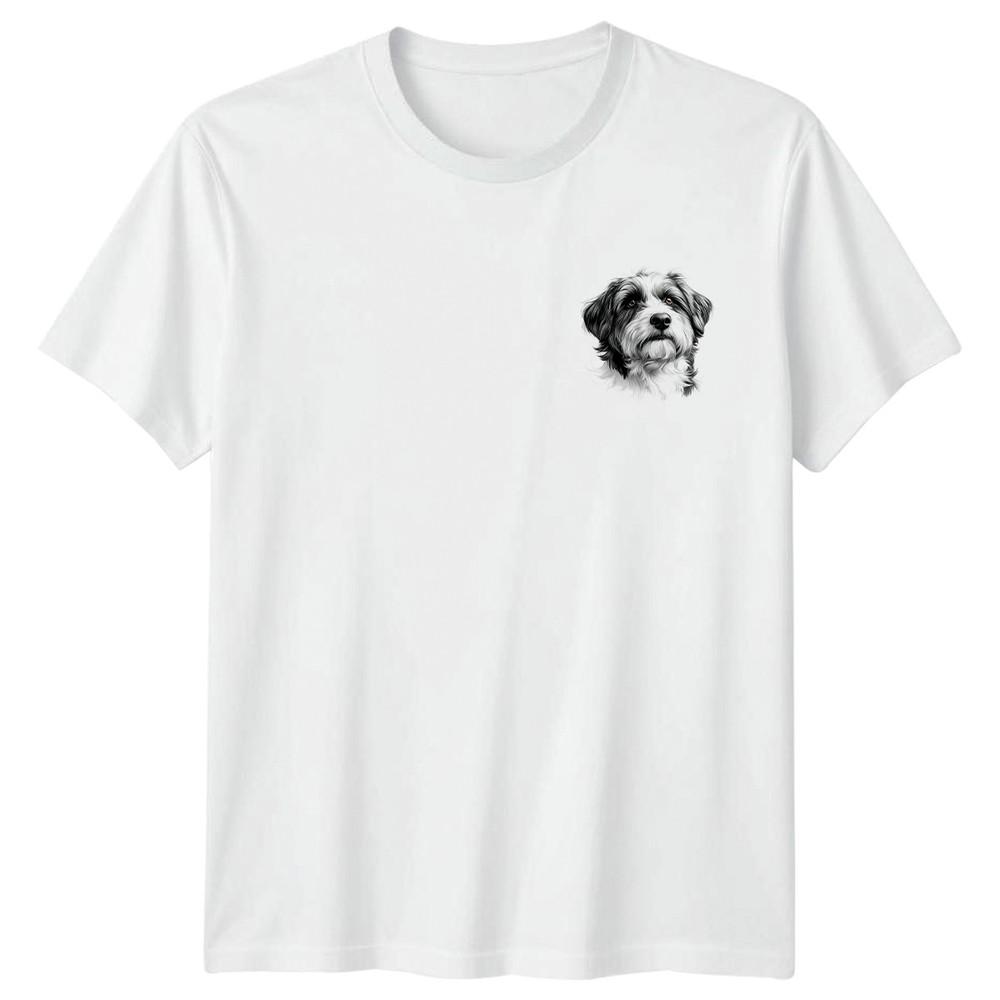 Shih Tzu Dog Portrait Animals Unisex TShirt Unisexs Unisexs Graphic Tee S