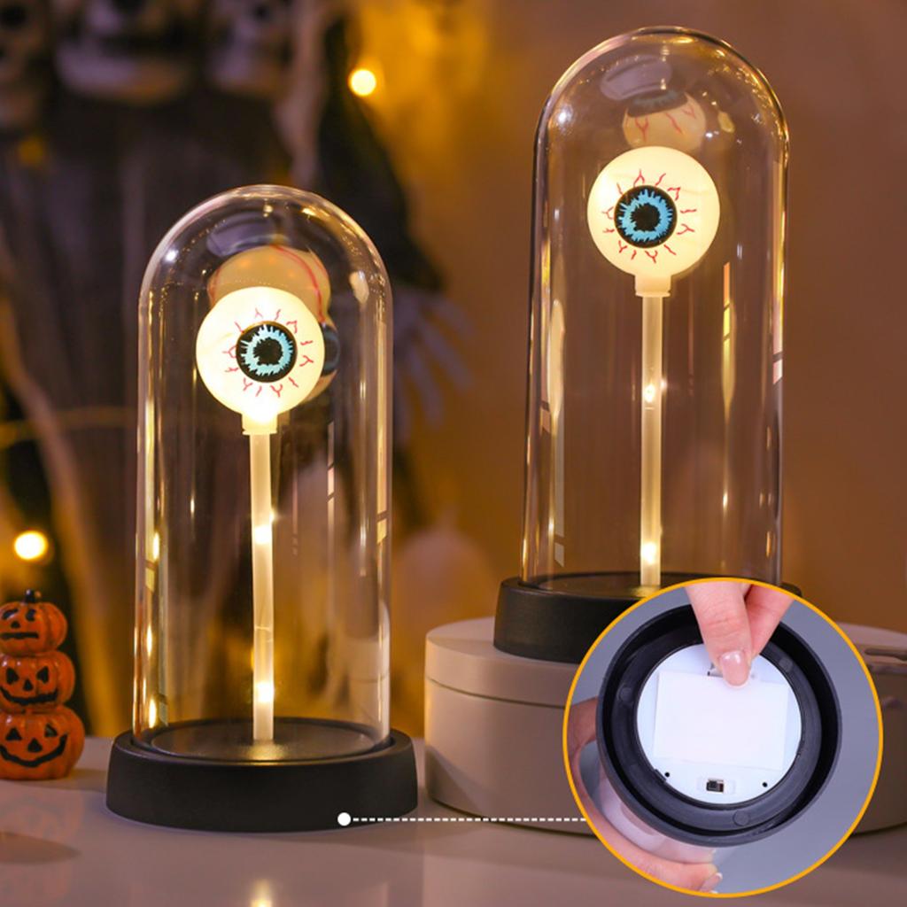Luminated Eyeball LED Light Eyeball Decorative Lamp For Kitchen Shelf Tabletop Indoor and Outdoor Halloween Decoration