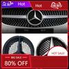 For Mercedes Benz 1X ·3D ABS Car Front Grille Badge Cover Star Logo Grid Hollowed-out Label for Mercedes Benz W204 2006-2012 B/V