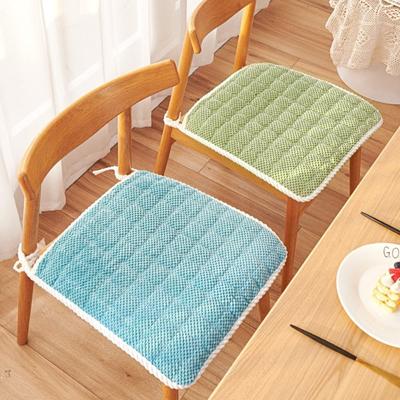 Soft Winter Thick Corduroy Seat Cushion Anti-Slip 40cm Car Seat Pad Square Student Chair Cushion Office Chair Pad