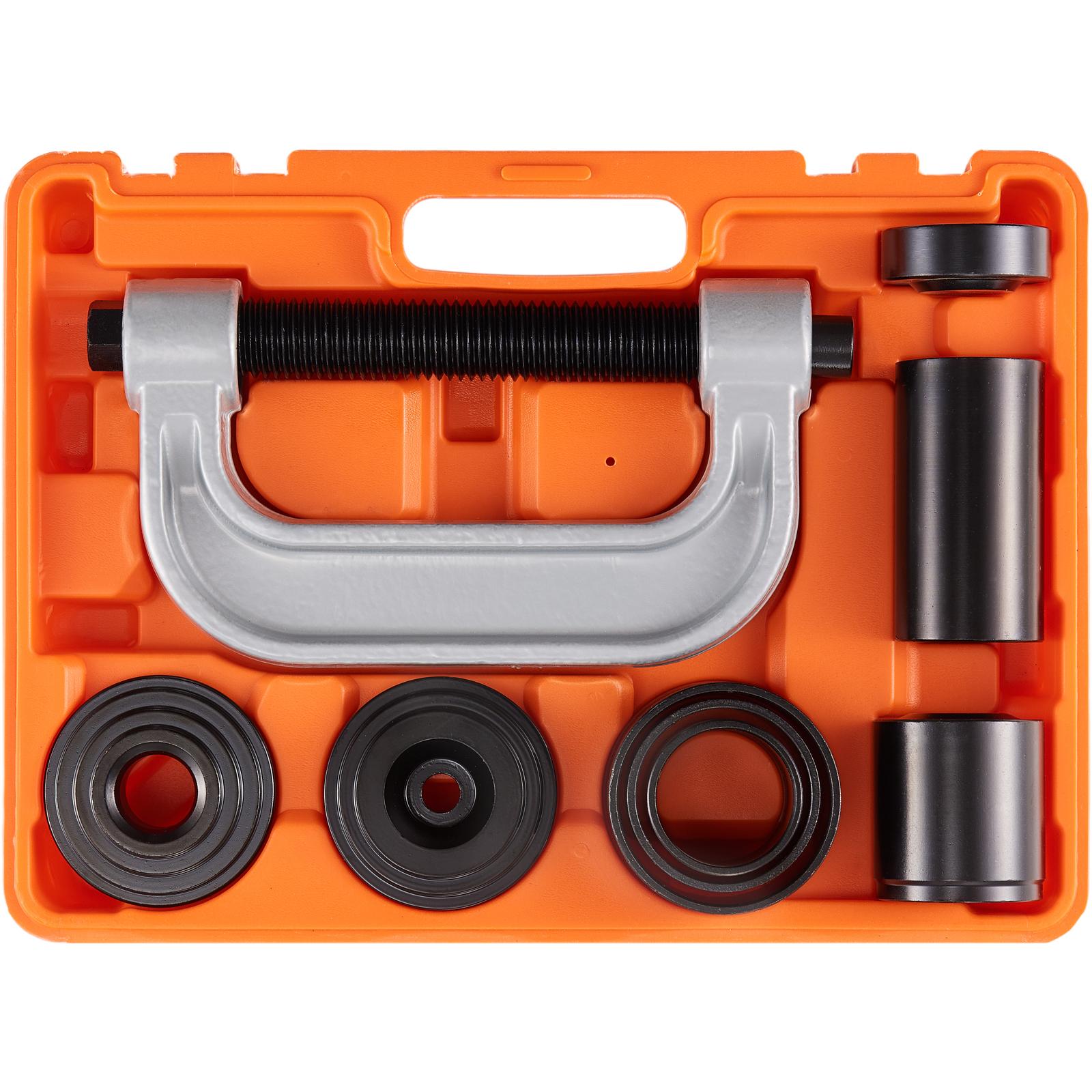SucceBuy 25/23/21/10 PCS Ball Joint Press Kit C-press Ball Joint Tools Steel Brake Anchor Pins Press and Removal Tools with Case 10 pcs