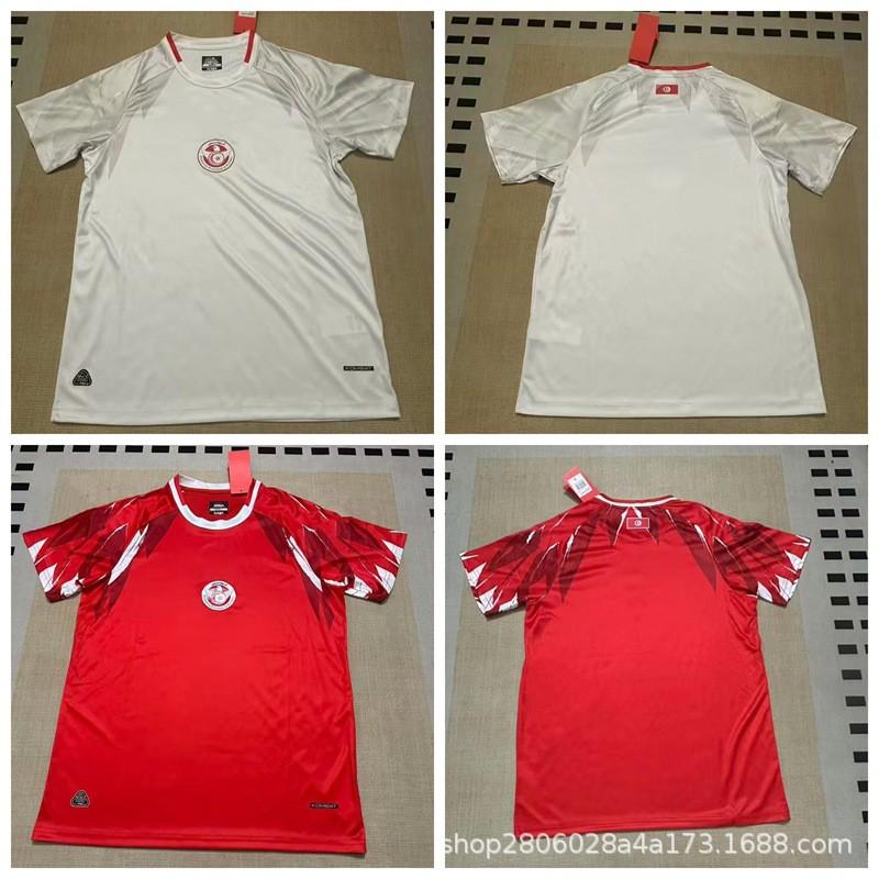2026-27 Tunisia Home Away Soccer Jersey Fan Version Mens Football Kit Fall Winter