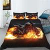 Comfortable Motorcycle Themed Bedding Set 3D Down Duvet Cover 2/3 Pieces for Boys/teenagers/men's Rooms AU180 * 210 Full Size Duvet Cover