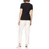 Tommy Hilfiger American Casual Logo V-Neck Pullover Slim Fit Short Sleeve T-Shirt Women tops 76J4871-BDS
