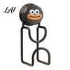 Strong Adhesive Free Hook for Tiles Suction Cup Washbasins No Punch Heavy Duty Vacuum Hanger Double Multiple Washbasins Cartoon Design Reusable Anti