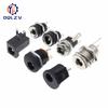 DC Connectors 5.5x2.1mm 3.5x1.3mm DC Power Female Jack Socket Nut Panel Mount DC Power Adapter Connector DC-099/005/022B/25M