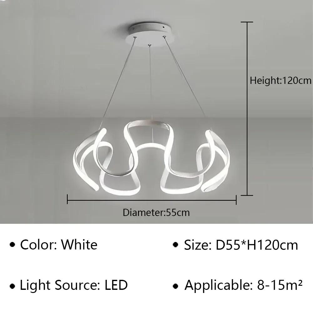 Modern LED Pendant Lights For Living Dining Room Table Hotel Bedroom Ceiling Chandelier Indoor Home Decoration Lighting Fixture
