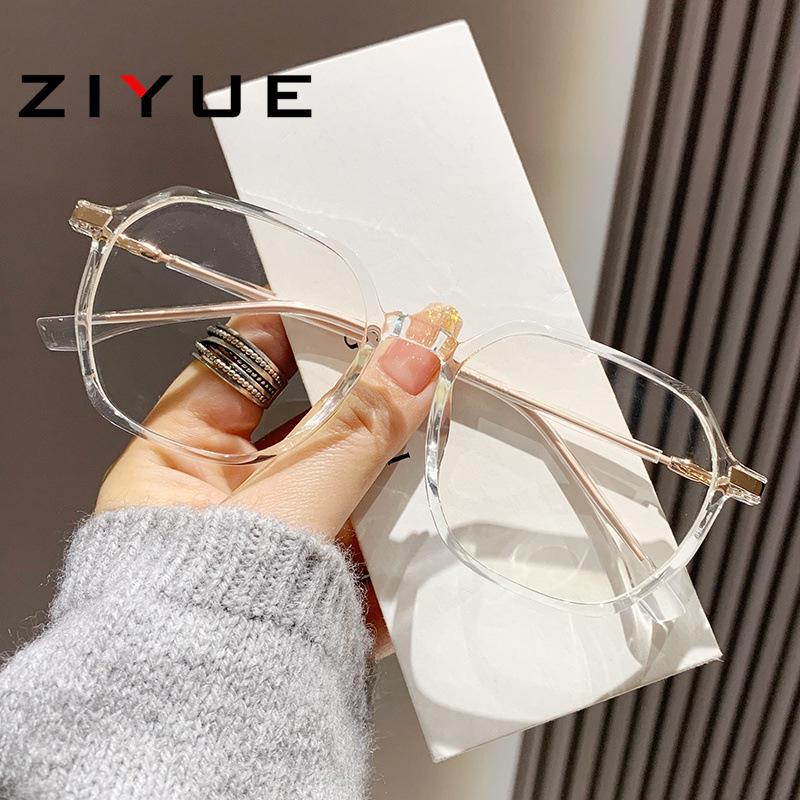 

Женские ультралегкие очки в корейском стиле с защитой от синего света, прозрачные оправы для миопии или линз без диоптрий, стильные для студентов