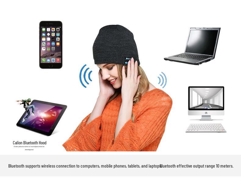 Bluetooth Headphone Knit Hat: Versatile Outdoor Sports & Music Cap
