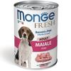 Monge Dog Fresh Pasztet I Kawałki Z Wieprzowiny 400G