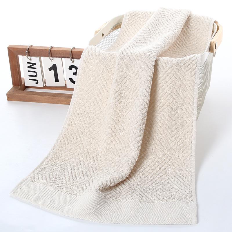 > Mjukt absorberande handduk i 32-trådig ren bomull för hemmet och daglig ansiktstvätt