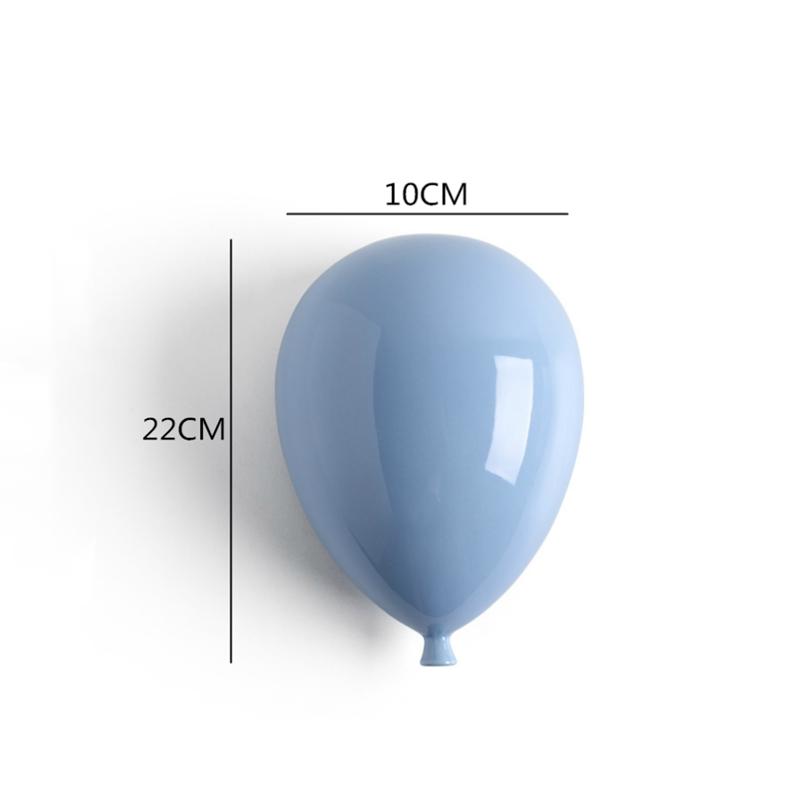 Creative Ceramics Balloon Wall Hanging Wall Decoration Modern Home Background Wall Children's Room Lovely Cartoon Stereoscopic