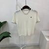 C S In The Room HearT Cable KniT Round neCk ShorT Sleeve T ShirT 3Color