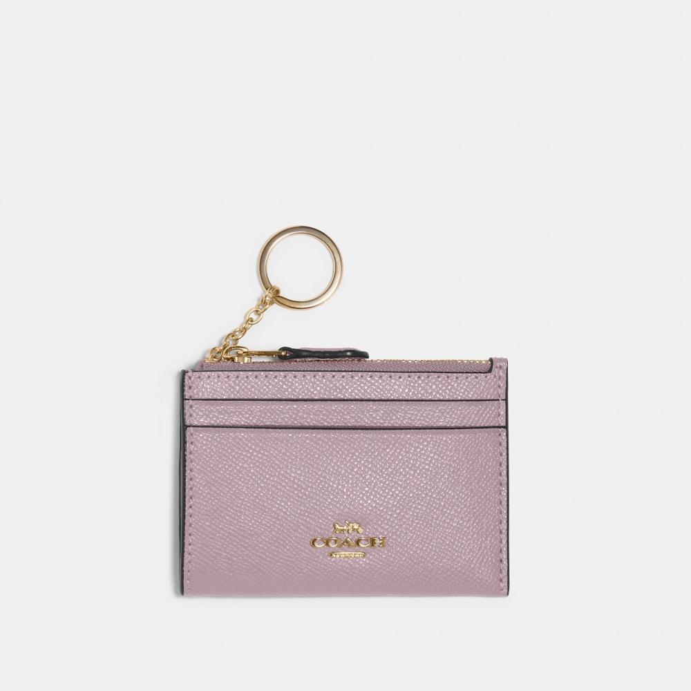 Coach Mini Skinny Id Case Gold Chalk