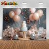 Mocsicka Cake Smash Photography Background Newborn Girl Baby Shower Birthday Portrait Decoration Backdrop Photo Studio Wallpaper