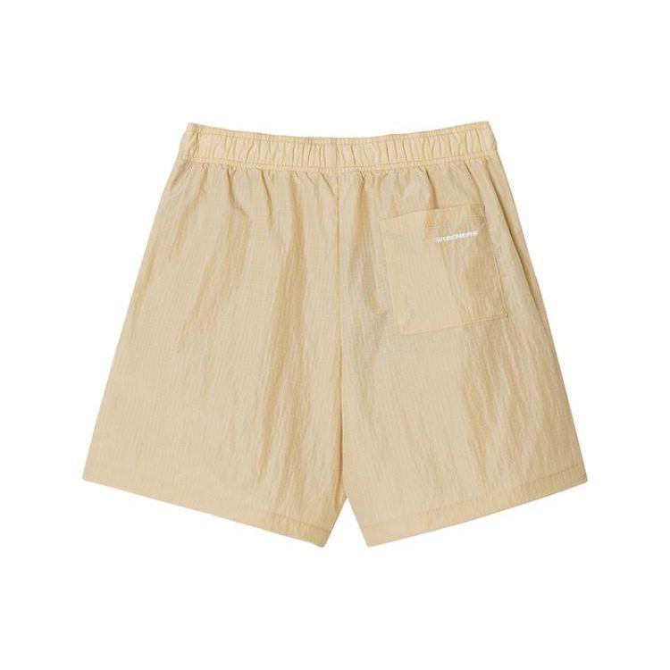 Skechers Stroll Series Solid Pocket Woven Casual Shorts Women shorts Khaki L323W015-02ZF