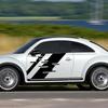 Autoaufkleber Auto Beide Türseitenstreifen Vinyl-Aufkleber für Volkswagen VW Käfer Auto Karosserie Styling Dekorationsaufkleber Zubehör