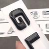 3d ABS Chrome GLA 45 GLA45 Logo Letters Car Trunk Emblem Badge Sticker For Mercedes Benz GLA45 AMG W156 X156 H547 Accessories MZ5 