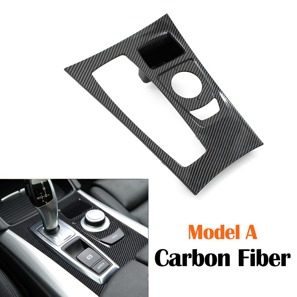 LHD Car Central Console Gear Box Shift Cover Panel Trim Replacement For BMW X5 X6 E70 E71 E72 2007-2013 51166954947 51169164485 4YHD
