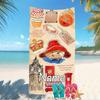 Customizable personalized beach towels Paddington Bear themed designs.Suitable for the beach, yoga, sports;ideal as beach accessories