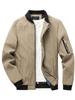 Veste Casual Homme Grande Taille Coupe Ajustée Européenne & Américaine pour Printemps & Automne