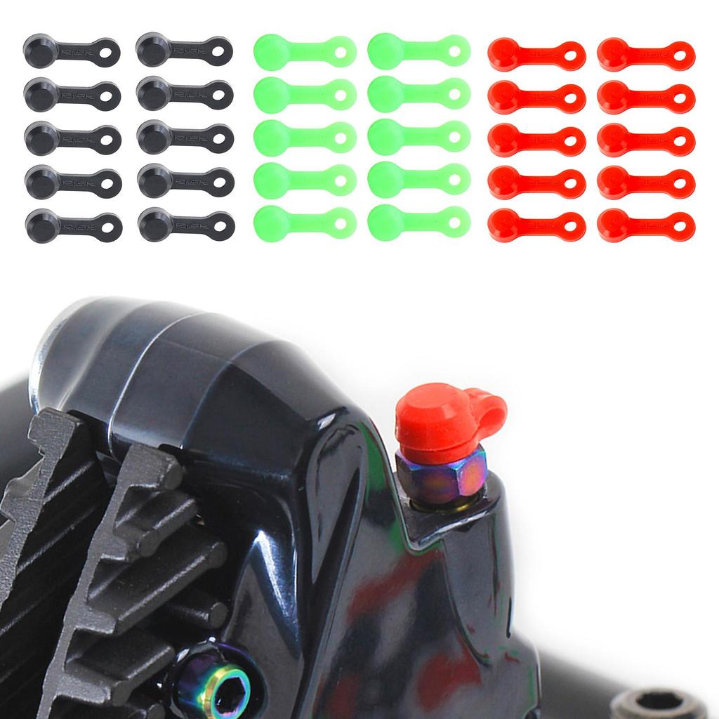 Rubber Brake Bleed Nipple Caps for Bike Brake Pad Dust Protection Universal Mountain Road Use