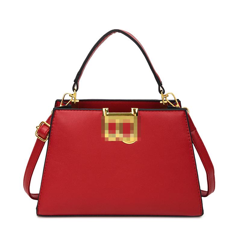 Kelly Bag: Elegant Retro Shoulder & Crossbody Handbag with Solid Color for Commuting