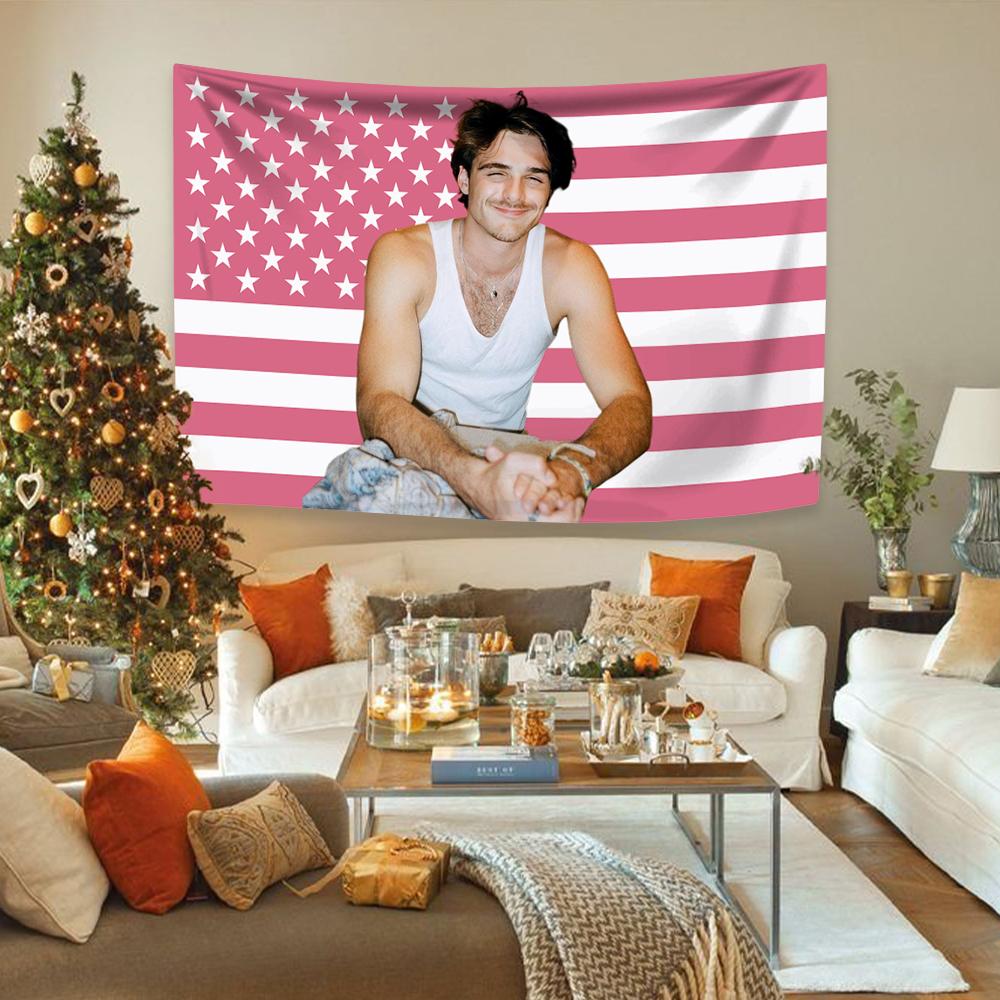 Jacob Elordis America Flag Tapestry Multipurpose Room Decorating Bedroom Party Background Cloth Sofa Blanket Christmas Gift