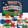 3D English Puzzle Blocks: Double-Sided Matching Cards for Children's Early Education